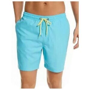 CLUBROOM Mens Aqua Drawstring, Classic Fit Swim Trunks XXL